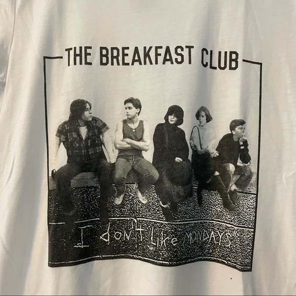 Thrifted The Breakfast Club movie graphic t shirt - Picture 2 of 7